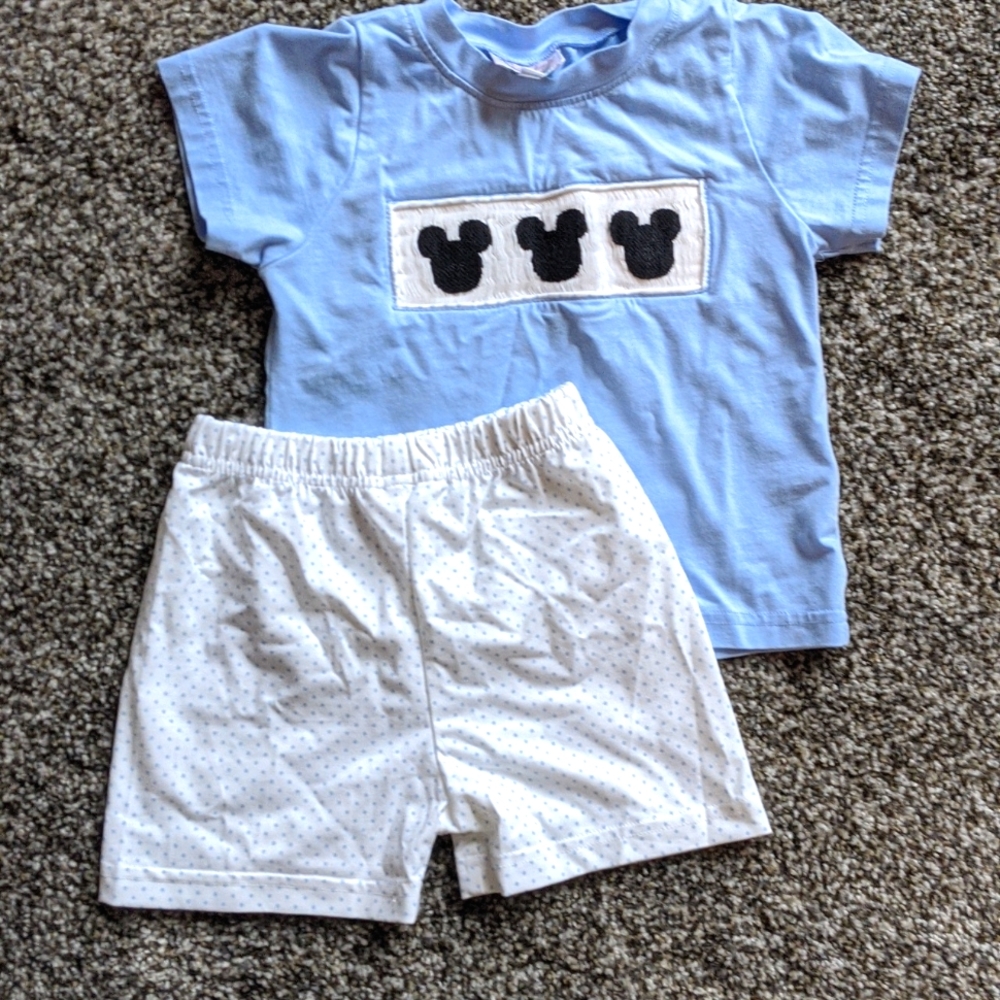 The Smocking Place Disney Mickey outfit